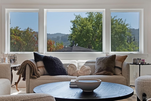20 Almenar Dr, Greenbrae, CA 94904 - living area featuring healthy amount of natural light and a mountain view