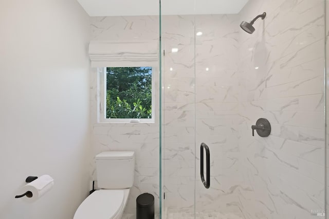 20 Almenar Dr, Greenbrae, CA 94904 - full bathroom featuring a marble finish shower and toilet