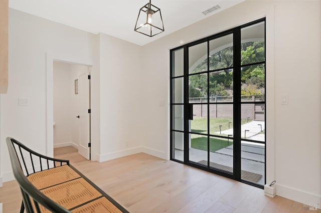 20 Almenar Dr, Greenbrae, CA 94904 - doorway with light wood-type flooring and baseboards