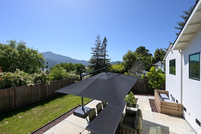 20 Almenar Dr, Greenbrae, CA 94904 - view of patio / terrace with a mountain view
