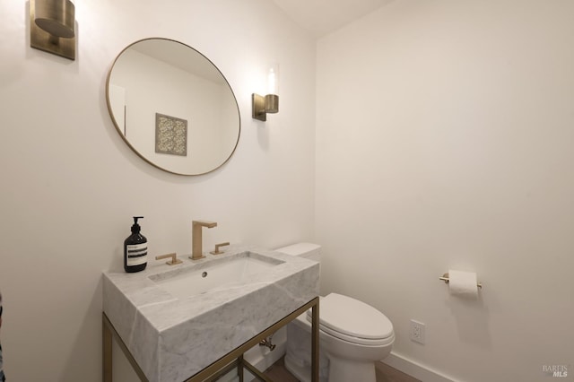 20 Almenar Dr, Greenbrae, CA 94904 - half bath with toilet, vanity, and baseboards