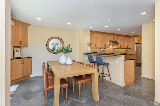 1721 Northstar Dr, Petaluma, CA 94954 - dining space with recessed lighting and baseboards