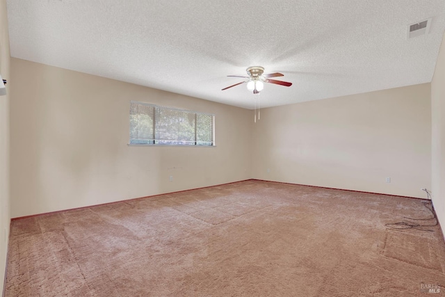 4009 Rimrock Dr, Antioch, CA 94509 - carpeted empty room with ceiling fan and a textured ceiling