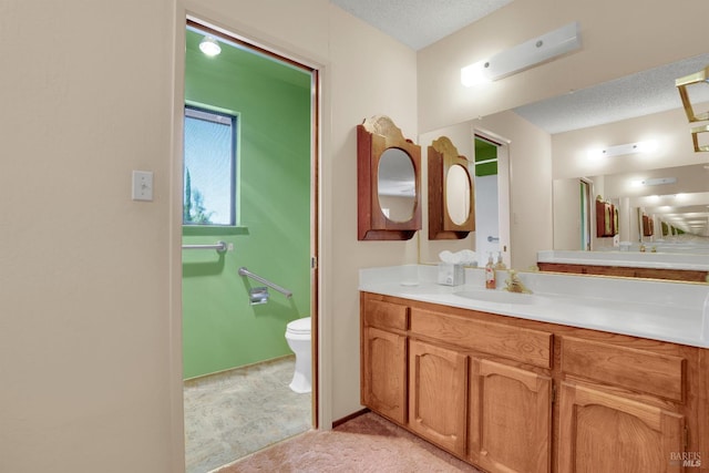 4009 Rimrock Dr, Antioch, CA 94509 - full bath featuring toilet, vanity, and a textured ceiling
