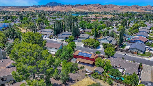4009 Rimrock Dr, Antioch, CA 94509 - aerial overview of property's location featuring nearby suburban area and a mountainous background