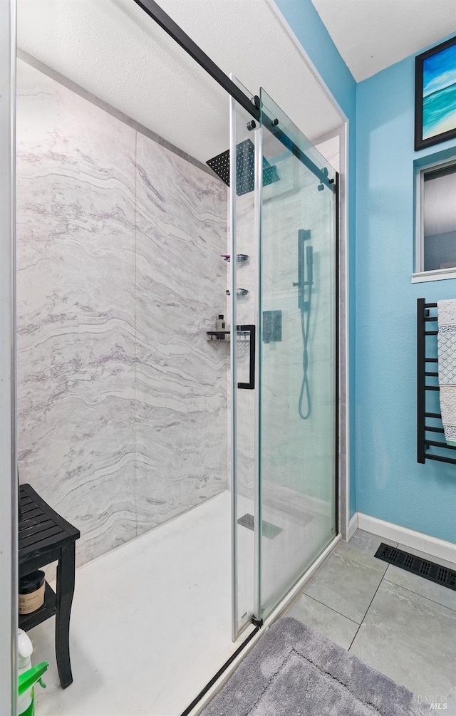 46 N 4th St, Rio Vista, CA 94571 - bathroom with a marble finish shower and baseboards