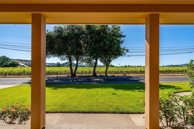 466 Pratt Ave, Saint Helena, CA 94574 - view of grassy yard with agricultural plots and a rural view