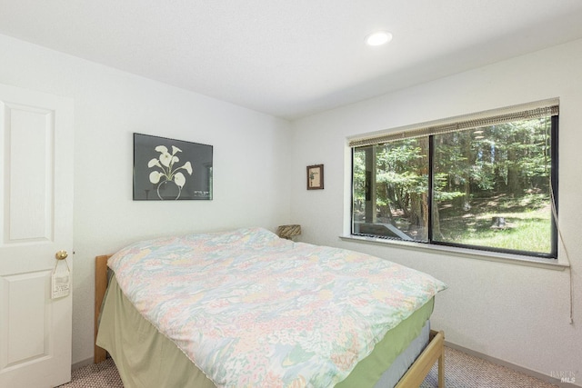 22111 Umland Cir, Jenner, CA 95450 - bedroom featuring carpet flooring and recessed lighting