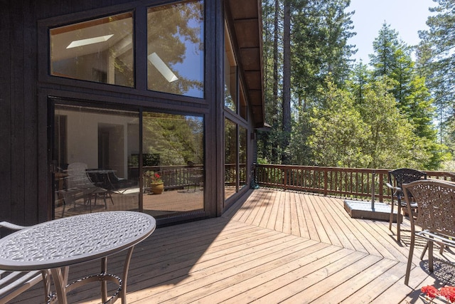 22111 Umland Cir, Jenner, CA 95450 - view of wooden deck