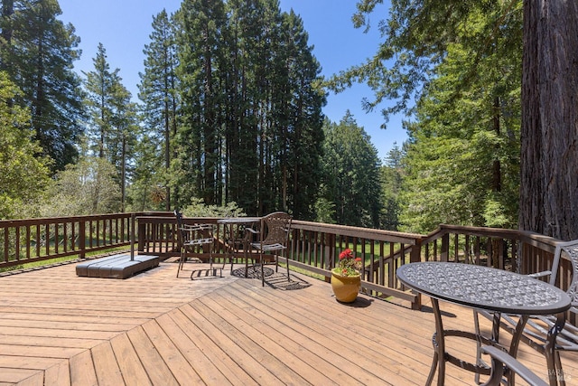 22111 Umland Cir, Jenner, CA 95450 - view of wooden deck