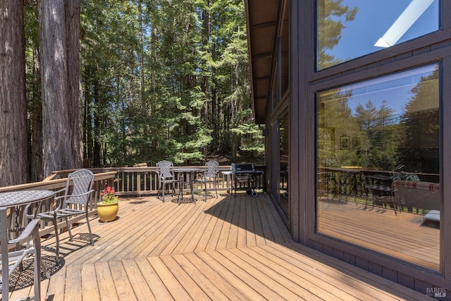 22111 Umland Cir, Jenner, CA 95450 - deck featuring outdoor dining space