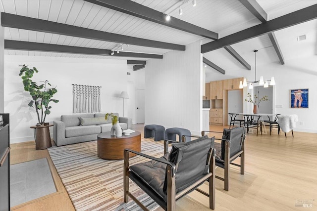462 Hickory Ln, San Rafael, CA 94903 - living room with baseboards, light wood-type flooring, and track lighting