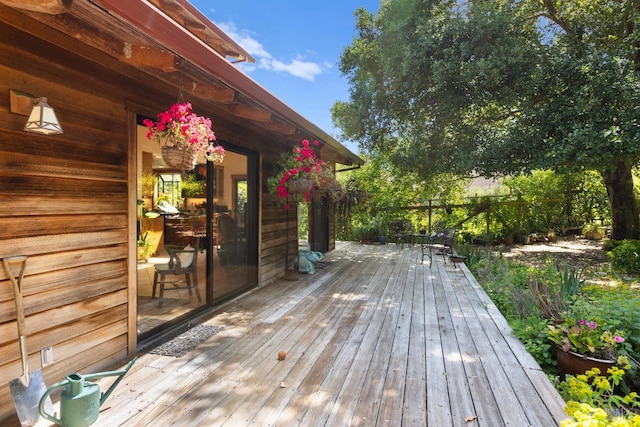 7 Linsdale Ln, Point Reyes Station, CA 94956 - view of wooden terrace