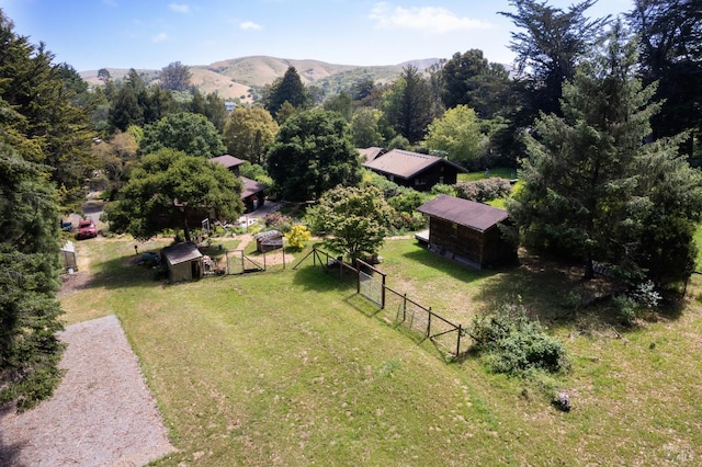 7 Linsdale Ln, Point Reyes Station, CA 94956 - drone / aerial view of a mountainous background