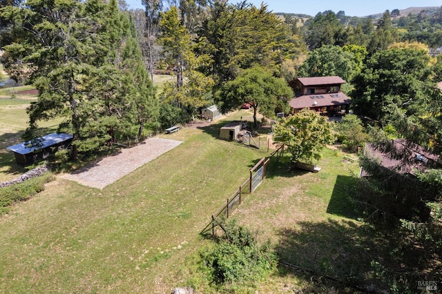 7 Linsdale Ln, Point Reyes Station, CA 94956 - bird's eye view of a heavily wooded area