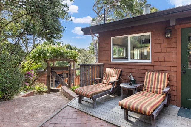 168 Vision Rd, Inverness, CA 94937 - view of wooden deck