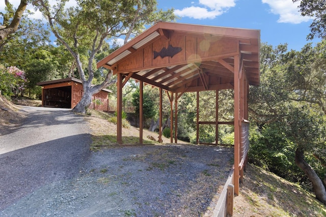 168 Vision Rd, Inverness, CA 94937 - view of yard with gravel driveway