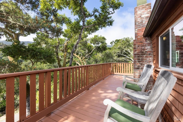 168 Vision Rd, Inverness, CA 94937 - view of wooden terrace