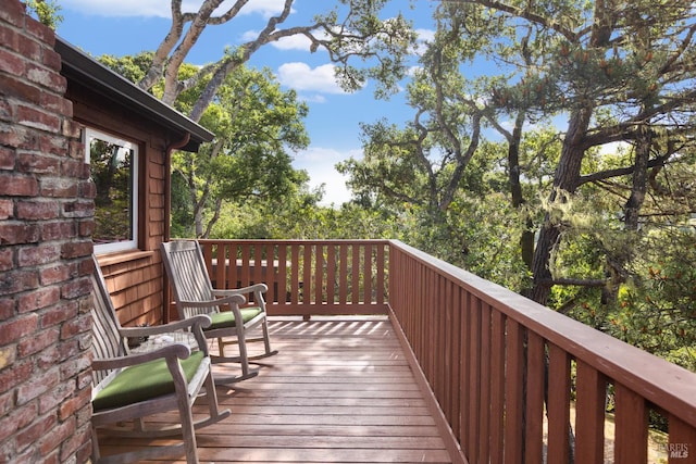 168 Vision Rd, Inverness, CA 94937 - view of wooden terrace