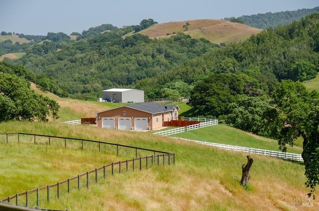 5150 I St, Petaluma, CA 94952 - view of mountain backdrop with a forest and rural landscape
