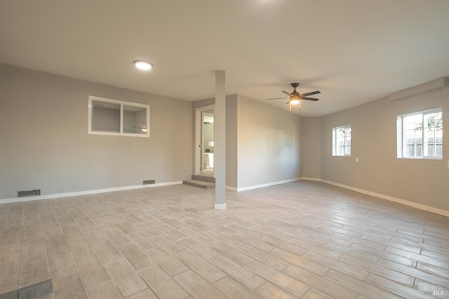 50 Montego Ct, Suisun City, CA 94585 - spare room with ceiling fan and light wood finished floors