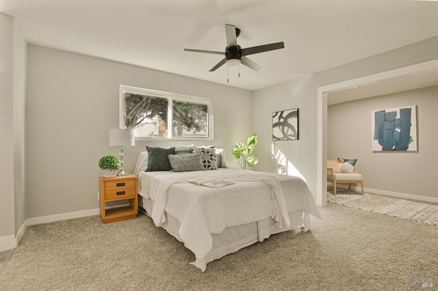 50 Montego Ct, Suisun City, CA 94585 - bedroom with light carpet and ceiling fan