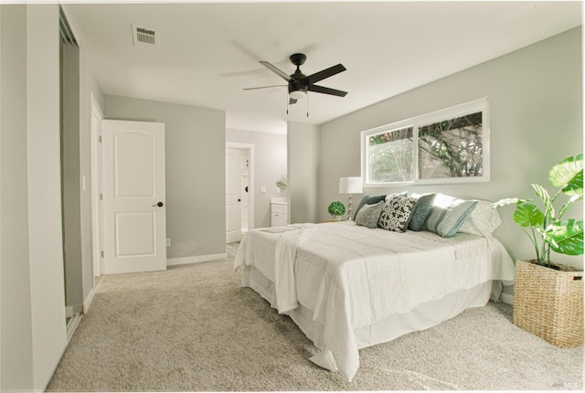 50 Montego Ct, Suisun City, CA 94585 - carpeted bedroom with ceiling fan and ensuite bathroom