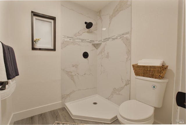 50 Montego Ct, Suisun City, CA 94585 - bathroom featuring a marble finish shower and wood finished floors