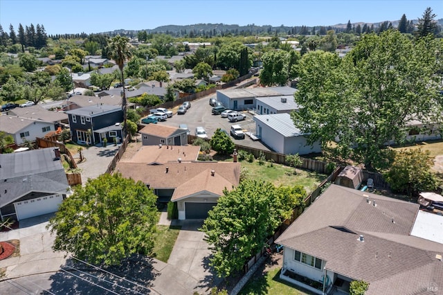 3641 Evergreen Ct, Napa, CA 94558 - aerial view of residential area featuring a mountain backdrop