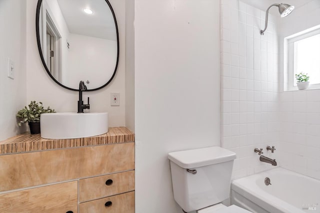 3641 Evergreen Ct, Napa, CA 94558 - full bathroom with shower / washtub combination, toilet, and vanity