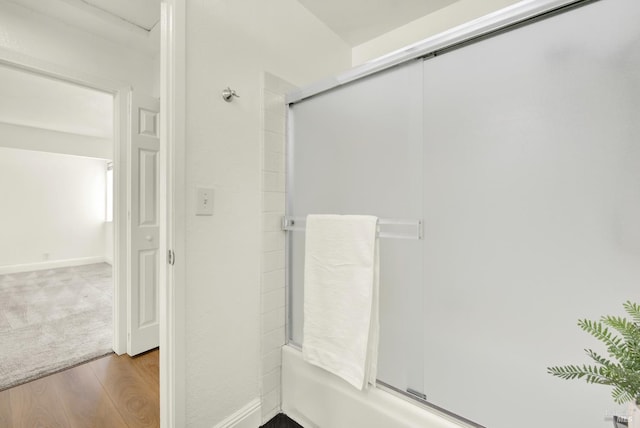 21100 Gary Dr Unit 215, Hayward, CA 94546 - bathroom with wood finished floors and baseboards