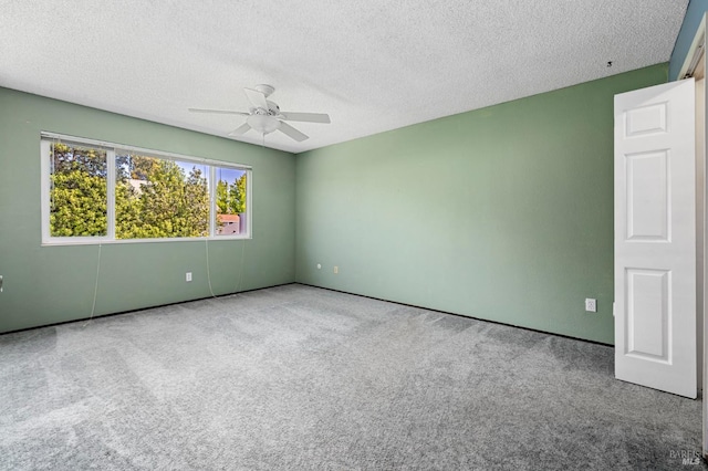 6576 Jade Ct, Rohnert Park, CA 94928 - carpeted spare room with ceiling fan and a textured ceiling
