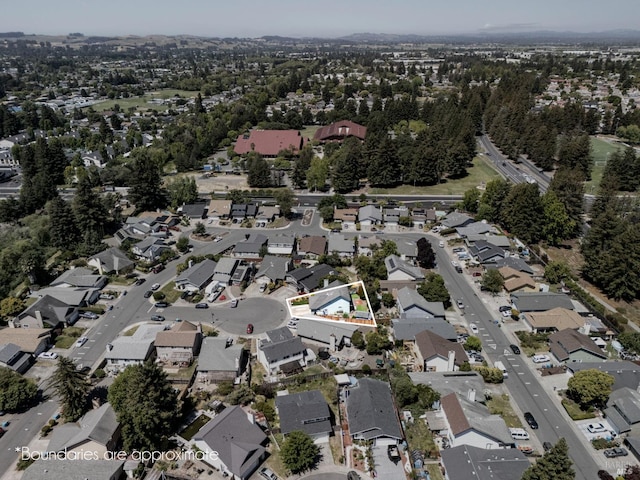 6576 Jade Ct, Rohnert Park, CA 94928 - aerial overview of property's location featuring nearby suburban area