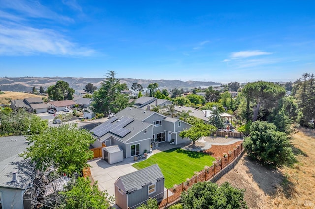 323 Larkin Ct, Benicia, CA 94510 - aerial perspective of suburban area with a mountainous background