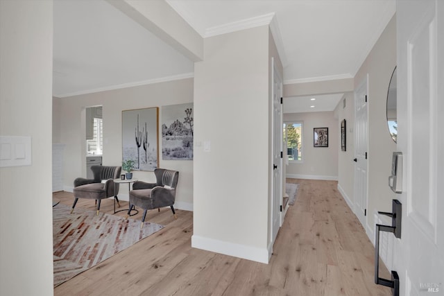 323 Larkin Ct, Benicia, CA 94510 - entryway featuring light wood-type flooring, baseboards, and crown molding