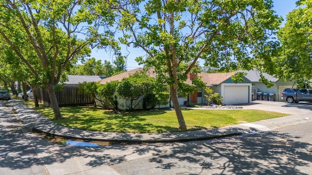 701 Nevada St, Fairfield, CA 94533 - obstructed view of property with concrete driveway and an attached garage