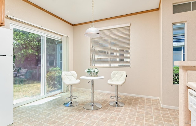 619 Turnberry Ter, Rio Vista, CA 94571 - dining space with crown molding and baseboards