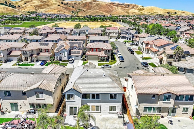 2467 Flatley Cir, Fairfield, CA 94533 - aerial view of residential area featuring a mountainous background