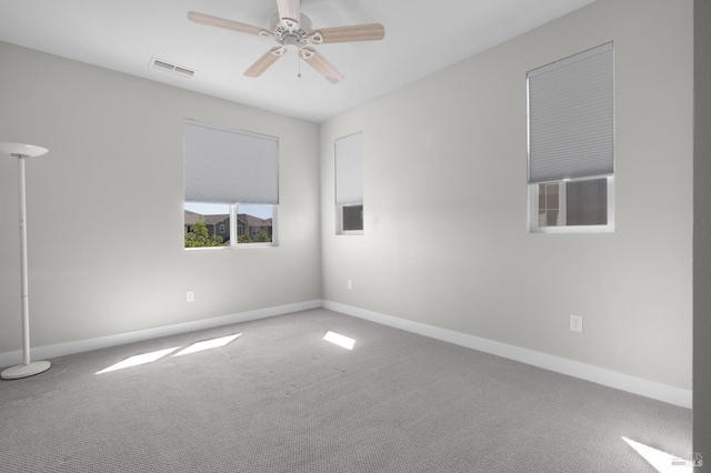 2579 Estery Ln, Santa Rosa, CA 95403 - carpeted spare room featuring a ceiling fan and baseboards