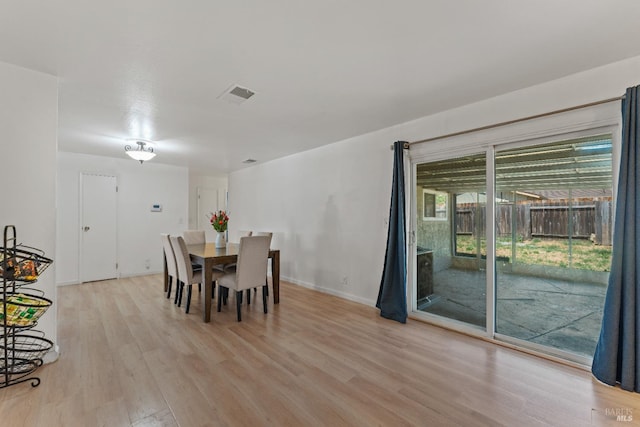 2235 Nottingham Dr, Fairfield, CA 94534 - dining space with light wood-style flooring and baseboards