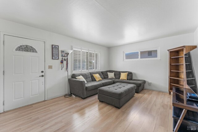 2235 Nottingham Dr, Fairfield, CA 94534 - living area featuring light wood-type flooring and baseboards