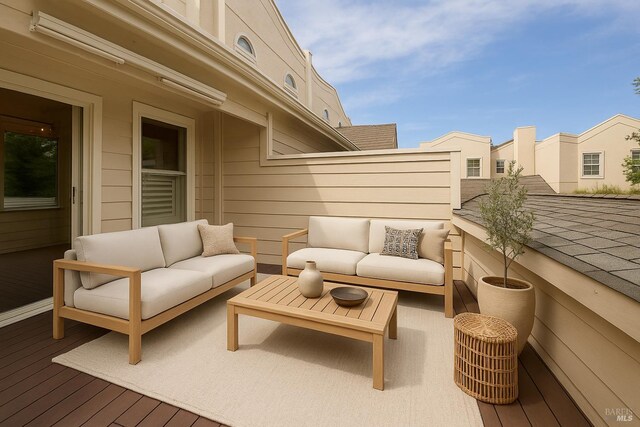 764 Mcclelland Dr, Windsor, CA 95492 - wooden deck featuring an outdoor living space