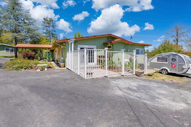 5851 Vine Hill Rd, Sebastopol, CA 95472 - view of front of house with a gate