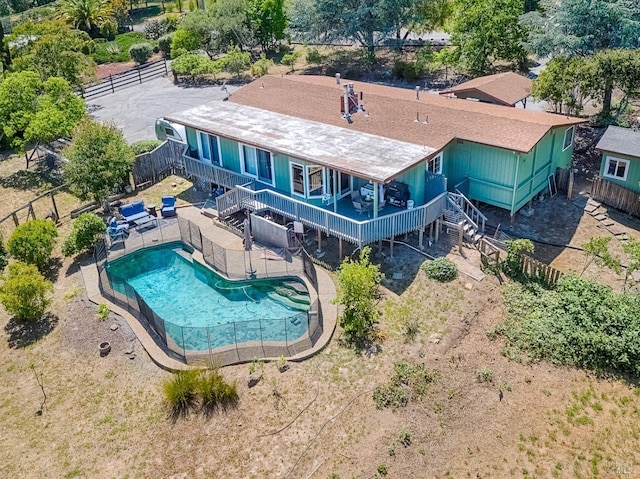 5851 Vine Hill Rd, Sebastopol, CA 95472 - view of subject property featuring a pool