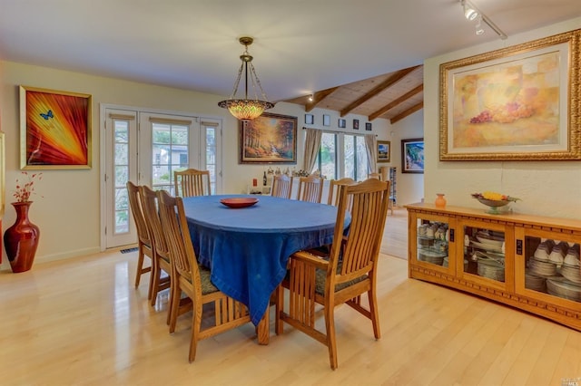 5010 Sleepy Hollow Ln, Fairfield, CA 94534 - dining room with rail lighting, light wood-type flooring, and baseboards