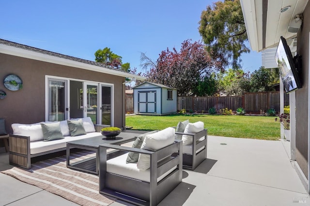 115 Leland Way, Tiburon, CA 94920 - view of patio / terrace featuring an outdoor living space