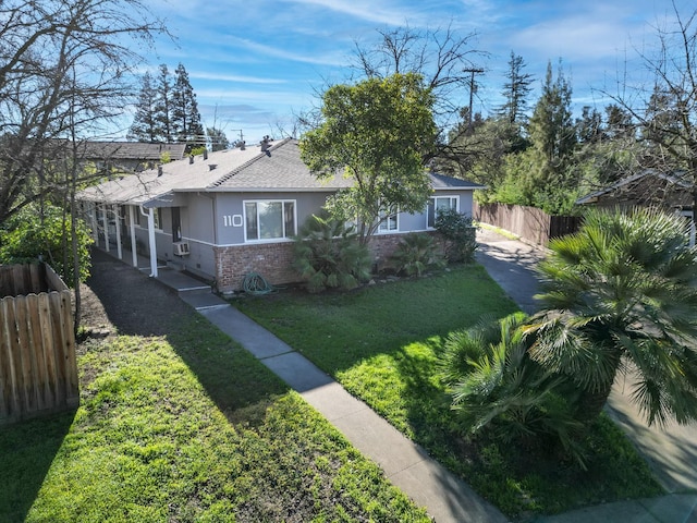 110 Ruth Ct, Sacramento, CA 95819 - view of front of home with brick siding, roof with shingles, and stucco siding