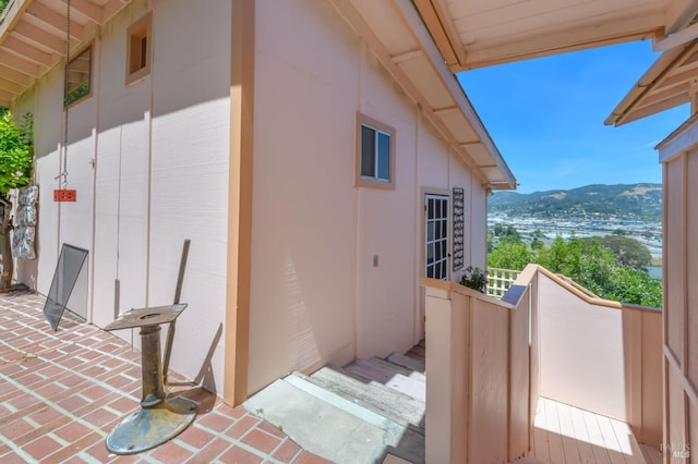 221 Tiburon Blvd, San Rafael, CA 94901 - view of exterior entry with a mountain view