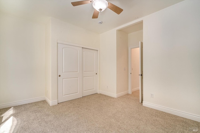 107 Anish Way, Windsor, CA 95492 - unfurnished bedroom with carpet, baseboards, a closet, and ceiling fan