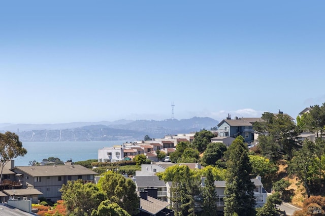 78 Marinero Cir, Tiburon, CA 94920 - view of mountain backdrop with nearby suburban area and a large body of water